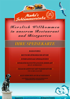 Speisekarte Vorschau